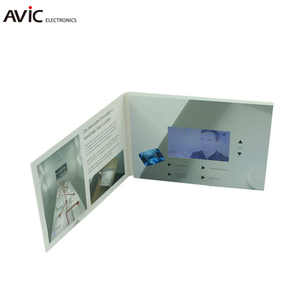 Impreso personalizado de <span class=keywords><strong>la</strong></span> boda Tarjeta de invitación de boda 4,3 pulgadas Lcd pantalla de vídeo folleto para publicidad - Product Image 2