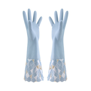 Dishwashing Gloves Thick Waterproof Fleece Lined Warm Winter Household Cleaning Gloves For Kitchen Use - Product Image 5