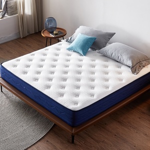Tejido de punto King Size Pocket Spring Coil Colchón de espuma viscoelástica de alta densidad Cool <span class=keywords><strong>Visco</strong></span> Rolling In Box - Product Image 3