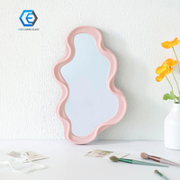 Miroir décoratif créatif en forme de nuages, style Art Déco, en verre, pour salon