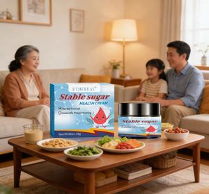 Crème de Santé Stable au Sucre, Extrait Herbal, Formulation Scientifique, 20g, Usage Externe pour le Soin du <span class=keywords><strong>Glucose</strong></span> Sanguin Corporel - Product Image 1