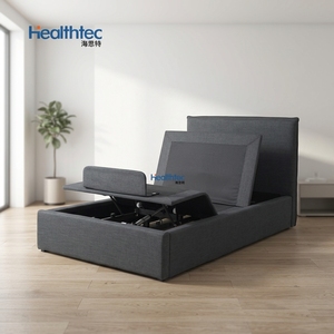 <span class=keywords><strong>Cama</strong></span> Eléctrica Ajustable Moderna y Estable <span class=keywords><strong>con</strong></span> Marco Metálico, Reclinable y Cómoda, para Uso en el Hogar, Dormitorio, Apartamento, Hotel y Escuela - Product Image 2