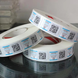 Stampa personalizzata adesivo luminoso bagliore in carta scura etichette adesive per bottiglia di vino rotolo o foglio di ioni - Product Image 1