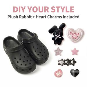 Zuecos de Plataforma Planos, Suaves, Antideslizantes, Impermeables, Reciclables, de Verano, de Moda, de EVA, con Diseño de Dibujos Animados, Modelo Mary Jane para Mujer - Product Image 6