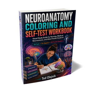 Libro di Esercizi per Colorare e Autotestare la Neuroanatomia_ Guida Visiva allo Studio per Libri di Testo Infermieristici con Rilegatura Perfetta - Product Image 1