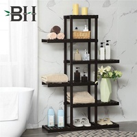 Support à plantes pour plantes d'intérieur et d'extérieur, étagère à fleurs en bambou à plusieurs niveaux, présentoir à plantes pour salon jardin coin Pat