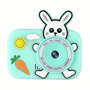 New Cartoon <b>Mini</b> Rabbit HD Children's <b>Camera</b> 2.4" Screen One Click Photography Takes Photos Videos Party Toys Digital Kids - Product Image 2