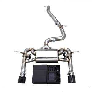 Silencieux d'échappement Valvetronic à haut débit AUTO pour Audi TT TTS 2.0 Turbo 2010-<span class=keywords><strong>2019</strong></span> en acier inoxydable, échappement sport Catback - Product Image 5
