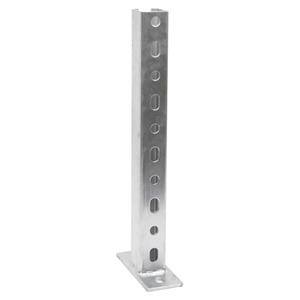420mm Length Zinc Plated Unbraced Cantilever <b>Brackets</b> Wall Plate Welded on 27x18x1.2mm C Shape Profile for Simplify Fixing - Product Image 5