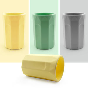 <span class=keywords><strong>Tasse</strong></span> à eau en silicone réutilisable vente en gros <span class=keywords><strong>tasse</strong></span> à café de voyage personnalisée sans poignée - Product Image 4