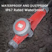Nouveau produit prise de courant industrielle IP67 nominale 3PIN 16A 220 - 240V prise de courant industrielle et jeu de prises