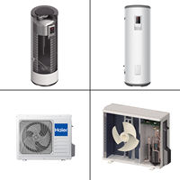 Chauffe-eau à pompe à chaleur air-eau de type split Haier, haute efficacité, pour usage hôtelier, fabriqué en Chine