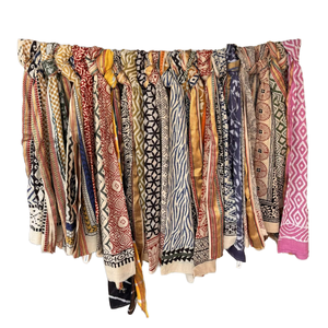 Cotton Print Shawl Scarf for Women Long Pattern Multifunctional <b>Beach</b> <b>Wrap</b> Head Cover Daily Use - Product Image 2