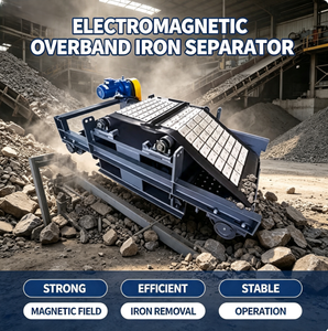 Separatore Elettromagnetico a Nastro per Carichi Pesanti, Rimozione di <span class=keywords><strong>Ferro</strong></span> <span class=keywords><strong>in</strong></span> Scarti per Riciclaggio, Estrazione Mineraria, Aggregati - Product Image 1