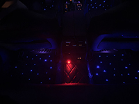 Tapis de voiture en étoile pour tapis étoilé à lumière LED IP65 avec source d'éclairage à fibre optique Contrôle vocal et charge sans fil