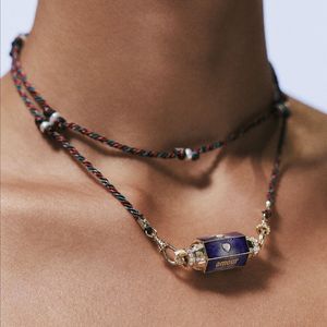 Nuevo exquisito día de San Valentín colorido <span class=keywords><strong>Tarot</strong></span> tarjeta collar creativo aceite <span class=keywords><strong>diablo</strong></span> ojo chapado en oro colgante regalos para mujeres collar - Product Image 4