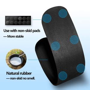 Support de poignet ergonomique personnalisé en mousse à mémoire de forme, base antidérapante, résistant à l'eau, noir, pour souris, avec repose-poignet - Product Image 3