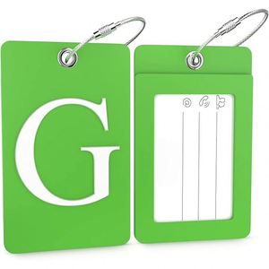 Étiquettes de bagages souples et réutilisables en silicone, porte-nom d'identification lumineux pour valise de voyage - Product Image 4