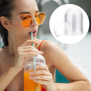Couvre-bouteilles et gobelets en plastique transparent personnalisés, jetables, avec logo et dimensions sur mesure - Product Image 3