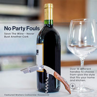 Personnalisé Portable Deluxe Rouge Vin Sommelier Résine Poignée Tire-Bouchon Bouteille Ouvreur de Vin