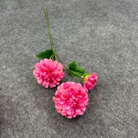 Vente en gros de pivoines artificielles fleur de soie pivoine 3 têtes style pour Noël remise des diplômes saint valentin nouvel an décoration de mariage