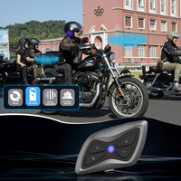 Helm Full Duplex Baru Tanpa Kabel, Helm Sepeda Motor Interkom Tanpa Kabel Murah