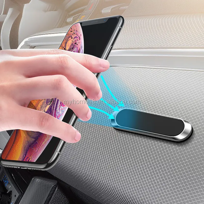 Starke Magnet leiste Telefon Auto halterung Stick On Dashboard Magnetische Auto halterung für Handys mit 6 Magneten