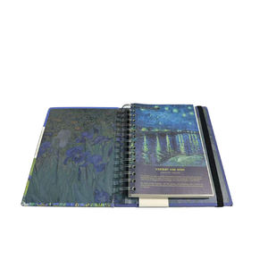 Carnet à spirale rigide sur le thème des peintures de Van Gogh, sur mesure - Product Image 5