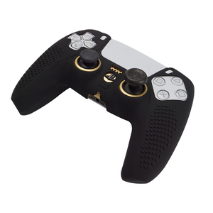 Funda de piel de repuesto de silicona de goma con estampado de agua tachonado antideslizante para controlador <span class=keywords><strong>PS5</strong></span> - Product Image 4