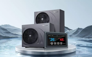 Bomba de Calor de Aire con Carcasa Negra Delgada, Alto Rendimiento Energético, Sistema de Calefacción Radiante para Interiores - Product Image 5