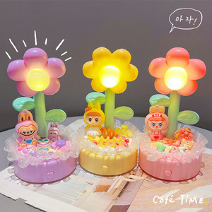 Flower <b>Night</b> <b>Light</b> Craft Kit Plastic Diy Handmade Decor For <b>Kids</b> And Family Activities - Product Image 1