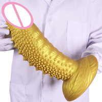 Dildo extra-large, géant, de forme non conventionnelle, à pointes, pour stimuler l'orgasme, faux pénis pour les jeux BDSM des couples et les jeux anaux gays