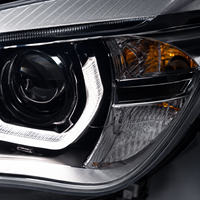 Ensemble de phares LED BK pour BMW X1 2011-2015, avec feux de jour Angel Eye, projecteur, clignotants séquentiels, Plug and Play