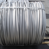 Fil de fer en acier à haute teneur en carbone SWRH82B 45 #   Fil de fer pour câble métallique PC de 5,5 mm à 12 mm pour la fabrication de ressorts