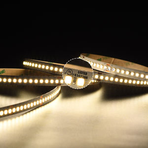 Bande LED SMD2835 à haute efficacité CRI90 168 LED/m, DC24V 18W 3000K-6500K, qualité stable certifiée UL CE, pour la conception de stands d'exposition - Product Image 4