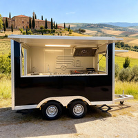 Camion de restauration rapide chinois, remorque pour jus pressé à froid au matcha, camion de cocktails, remorque de restauration commerciale avec cuisine