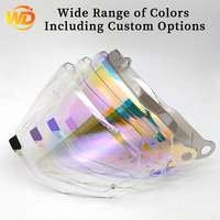Pour casque LS2 MX701 - Visière de casque photochromique colorée anti-UV et couvercle de protection pour lentilles de casque de moto