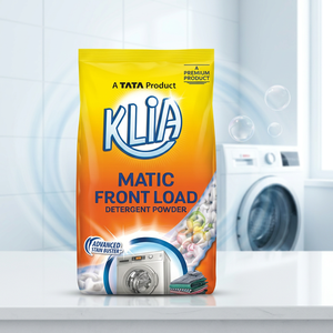 Détergent en poudre KLIA Matic pour lave-linge à chargement frontal, éliminateur de taches avancé, lavage en machine - Product Image 1
