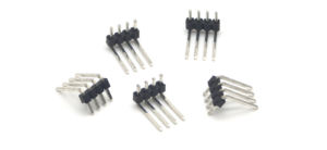 Connecteur à broches à pas de 2,54 mm, simple rangée, angle droit, H : 2,5 mm, 1*4P - Product Image 2