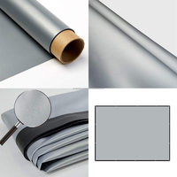 Écran de projection 180 pouces 16:9 4K HD en tissu souple pliable 3D argenté portable pour cinéma maison extérieur et intérieur