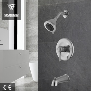 Wall Mounted Hot and Cold Water Bath Concealed Shower Mixer with <strong>Diverter</strong> - Product Image 3
