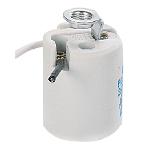 E27 Ceramica Porcellana <span class=keywords><strong>Portalampada</strong></span> 519 Supporto Della Lampada con <span class=keywords><strong>staffa</strong></span> con filo - Product Image 1