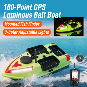 Barco <span class=keywords><strong>Cebador</strong></span> con Sonda, 100 Puntos de Referencia, GPS de Doble Satélite, Luces de 7 Colores, Autoluminoso, Carga de 2 kg, Retorno Automático a 500 m, Barco de Pesca - Product Image 5