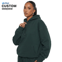 Ensembles de survêtements personnalisés pour femmes, automne, 400 GSM, molleton épais, sweats à capuche et pantalons de survêtement, 2 pièces, épaules tombantes, coupe oversize
