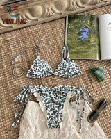 Mini Micro Bikini Brésilien Ultra Sexy pour Filles, Maillot de Bain Imprimé Femme, Collection 2025