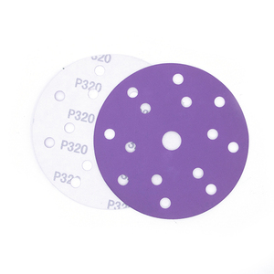 125Mm Màu Tím Gốm Nhôm Oxit Móc Vòng Lặp Đĩa <span class=keywords><strong>Sanding</strong></span> Giấy Cho Ô Tô Sơn Sửa Chữa Kim Loại Chế Biến Mài (P40-P800 - Product Image 4