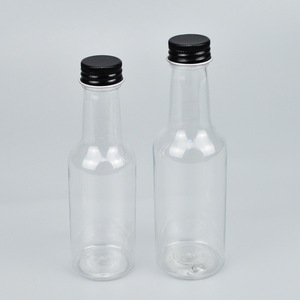 50ml 120ml 150ml rõ ràng Pet nhựa mini chai cho rượu Whisky rượu vang rượu bắn chai với nắp nhôm - Product Image 3
