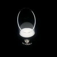 Custom Design LED Cremagliera Illuminato Acrilico Glorificatore/Bottiglia di Vino Display Holder