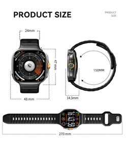M99 jam tangan pintar <span class=keywords><strong>Android</strong></span> Pria Wanita, 3 + 32GB detak jantung olahraga IP67 NFC mendukung kartu Sim BT panggilan Video jaringan 4G - Product Image 4