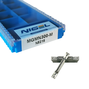 Nigel alta precisione tornio CNC tornio utensili MGMN300-M scanalatura inserti in carburo di tungsteno PVD rivestimento HSS acciaio inox OEM Box - Product Image 1